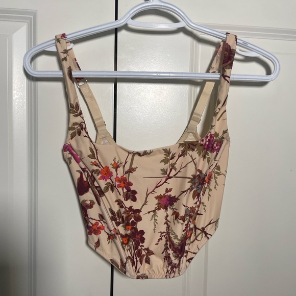 Urban Outfitters Out From Under Lovestruck Square-Neck Corset Bustier NWOT Small - Picture 2 of 4